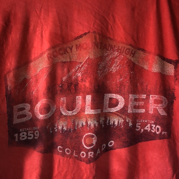 🟠 boulder colorado tee shirt - Picture 4 of 4